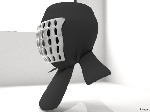 Martial-Art Headguard - Type 1 3D 模型