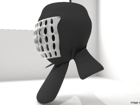 Martial-Art Headguard - Type 1 3D Model