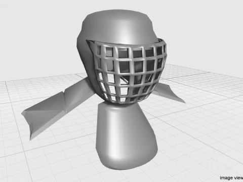Martial-Art Headguard - Type 1 3D Model