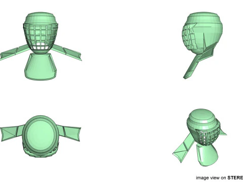 Martial-Art Headguard - Type 1 3D Model