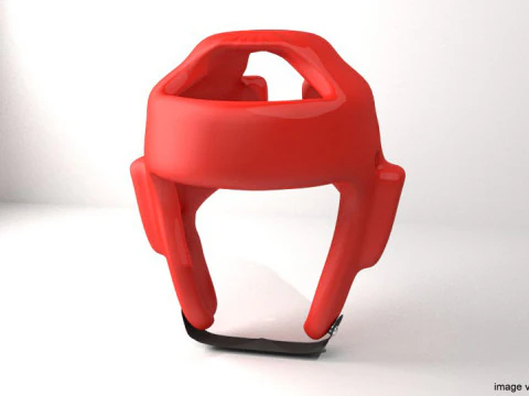 Martial-Art Headguard - Type 2 3D Model