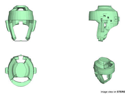 Martial-Art Headguard - Type 2 Modello 3D