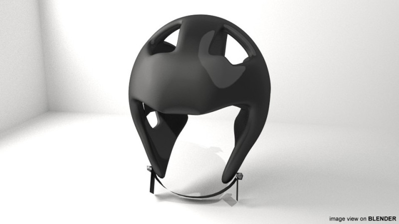 Martial-Art Headguard - Type 3 3D Model .c4d .max .obj .3ds .fbx .stl .blend 