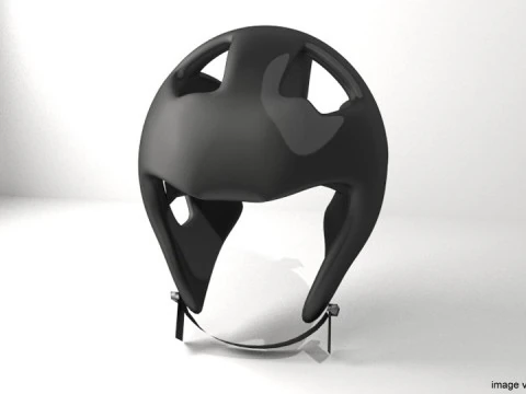 Kampfkunst-Kopfschutz &ndash; Typ 3 3D Modell