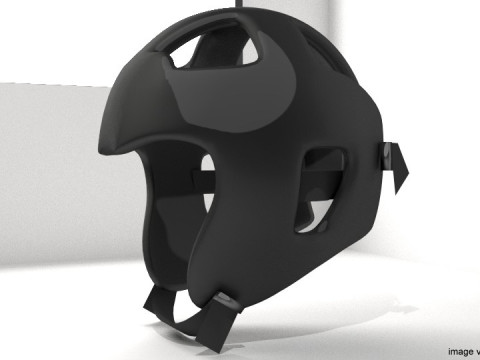 Martial-Art Headguard - Type 3 3D Model