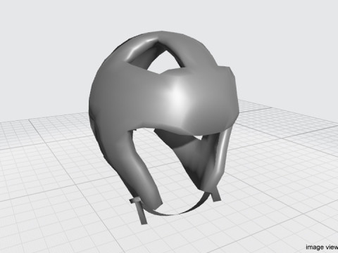 Martial-Art Headguard - Type 3 3D Model