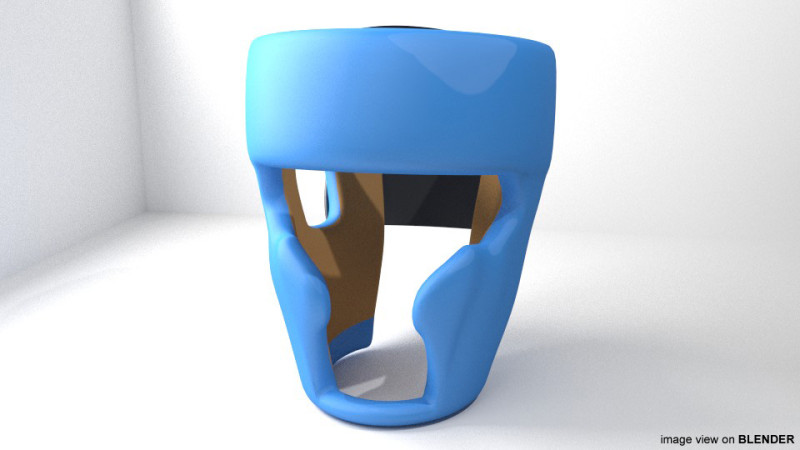 Martial-Art Headguard - Type 4 Modelo 3D .c4d .max .obj .3ds .fbx .stl .blend 