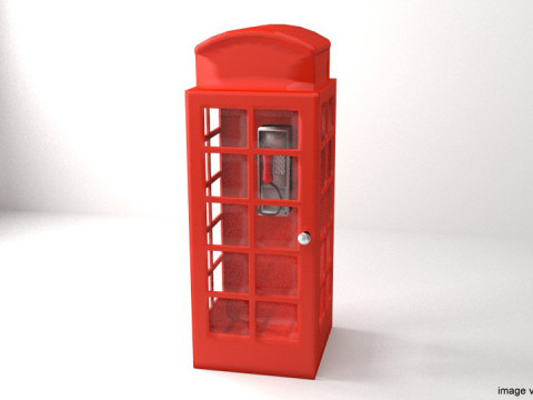 Phonebooth - Type 1 3D Model