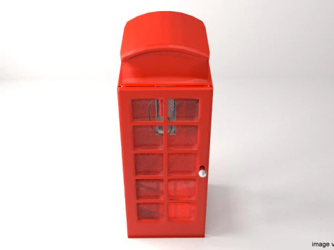 Phonebooth - Type 1 3D Model