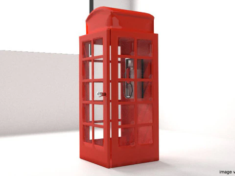Phonebooth - Type 1 3D Model