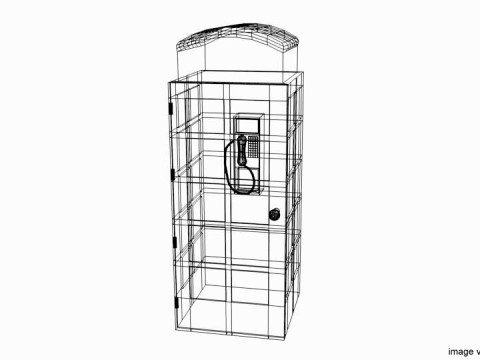 Phonebooth - Type 1 3D 모델