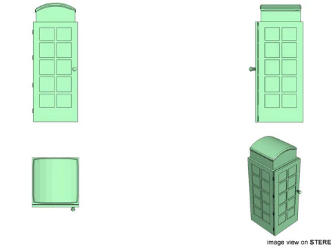 Phonebooth - Type 1 3D Model