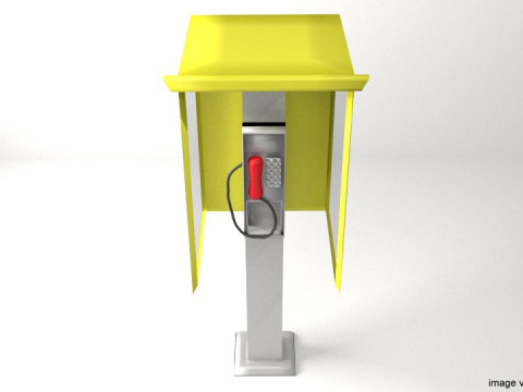 Phonebooth - Type 2 3D 模型