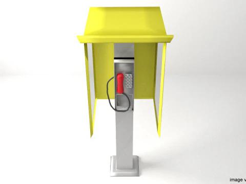 Phonebooth - Type 2 3D Model