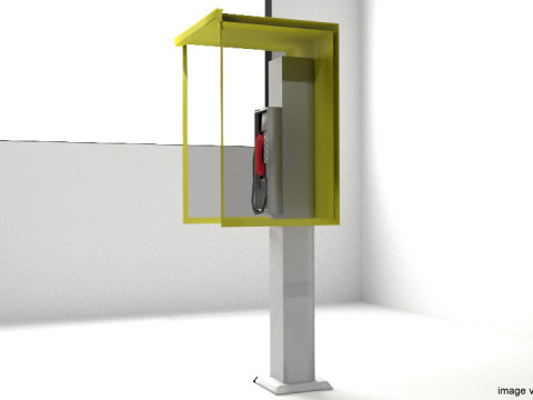 Phonebooth - Type 2 3D 模型