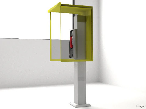 Phonebooth - Type 2 3D Model