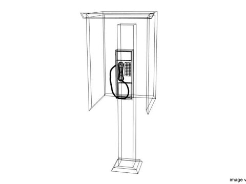 Phonebooth - Type 2 3D 模型