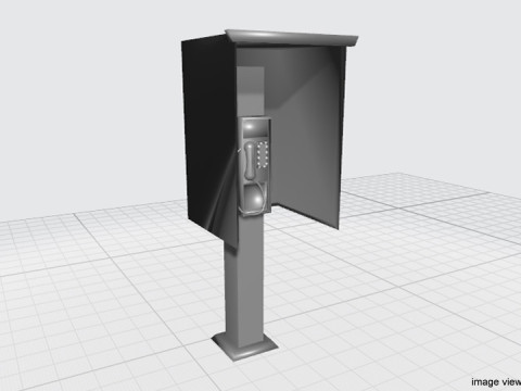 Phonebooth - Type 2 3D 模型