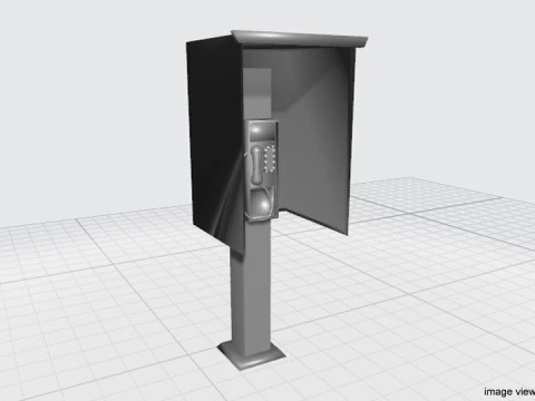 Phonebooth - Type 2 3D Model