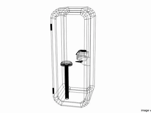 Budka telefoniczna &ndash; typ 3 Model 3D