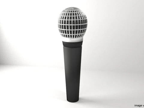 Microfone - Tipo 1 Modelo 3D