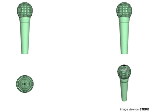 Microphone - Type 1 3D 模型