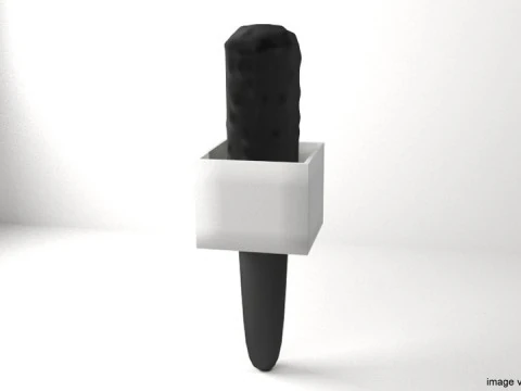 Microfone - Tipo 2 Modelo 3D