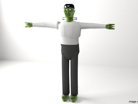 Frankenstien 3Dモデル