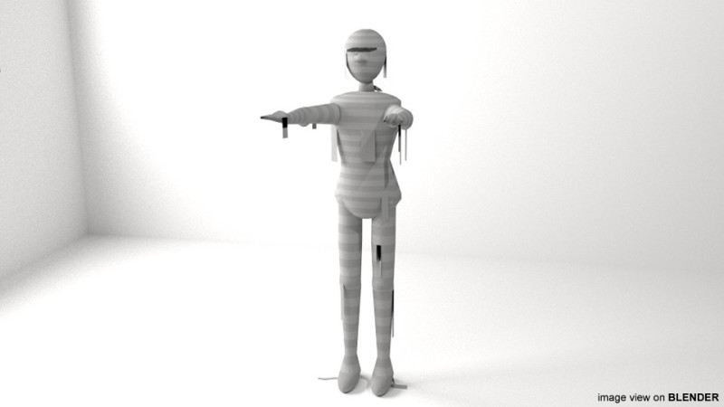 Mummy Modello 3D .c4d .max .obj .3ds .fbx .stl .blend 