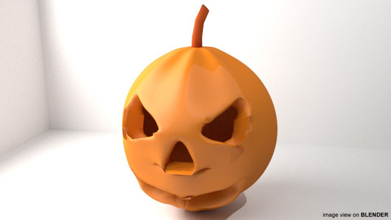 Pumpkinhead Model 3D .c4d .max .obj .3ds .fbx .stl .blend