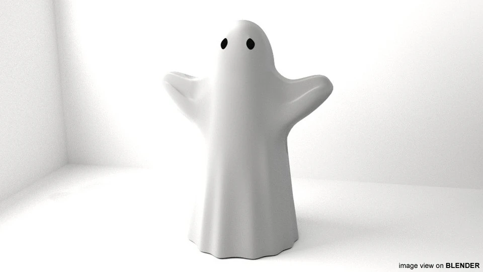 Spooky 3D Model .c4d .max .obj .3ds .fbx .stl .blend 