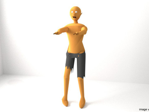 Zombie 3D-Modell