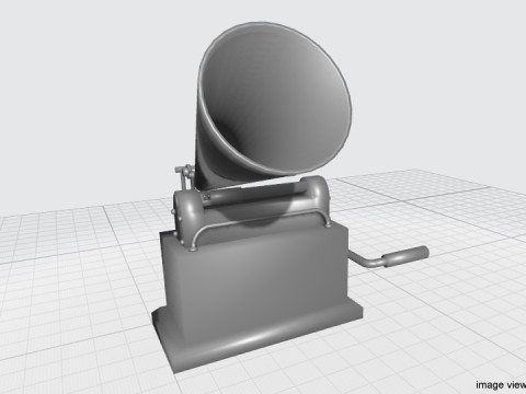Phonograph - Type 2 3D मॉडल