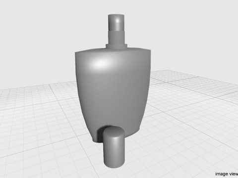 Perfume Bottle - Type 1 3D Model
