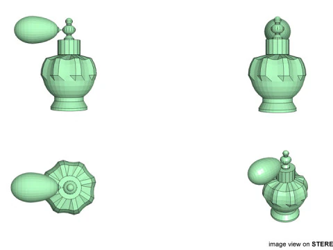 Perfume Bottle - Type 2 3D Model
