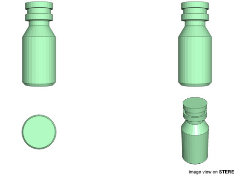 Perfume Bottle - Type 3 3D Модель