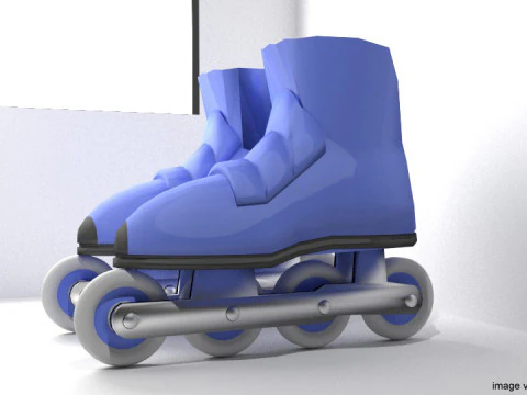 Inline Skates 3D Model