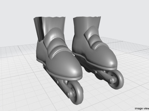 Inline Skates Modelo 3D
