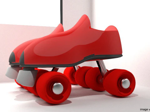 Pattini a rotelle Modello 3D