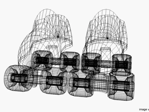 Pattini a rotelle Modello 3D