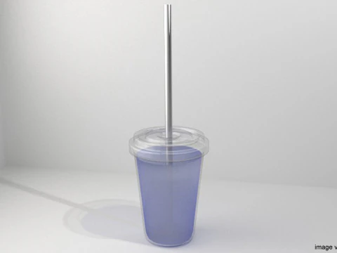 Copo Descart&aacute;vel Tipo 1 Modelo 3D