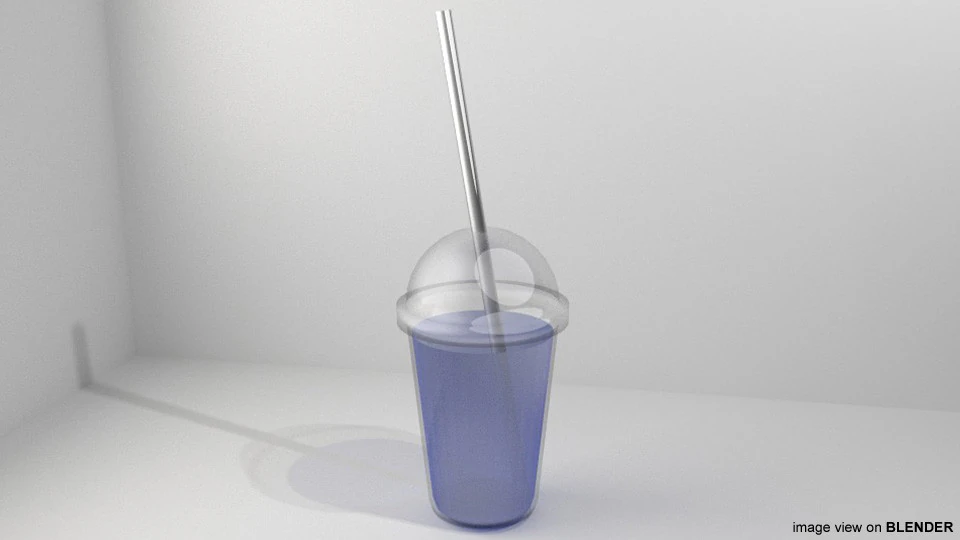 일회용 컵 타입 2 3D 모델 .c4d .max .obj .3ds .fbx .stl .blend 