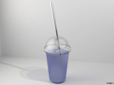 Copo Descart&aacute;vel Tipo 2 Modelo 3D