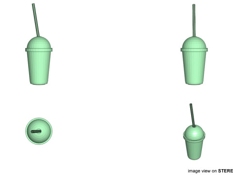 Disposable Cup Type 2 Model 3D