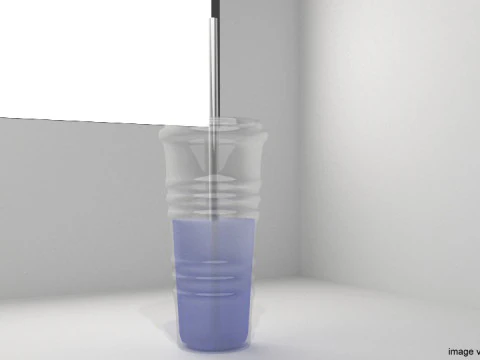 Copo Descart&aacute;vel Tipo 3 Modelo 3D