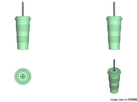 Disposable Cup Type 3 Modelo 3D