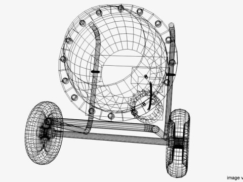 Concrete Mixer Machine - Type 2 Modelo 3D