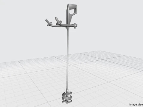 Concrete Mixer Machine - Type 3 3D Model