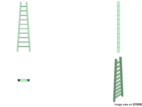 Ladder - Type 1 3D Model