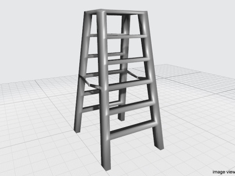 Ladder - Type 2 3D मॉडल